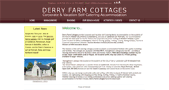 Desktop Screenshot of derryfarmcottages.com